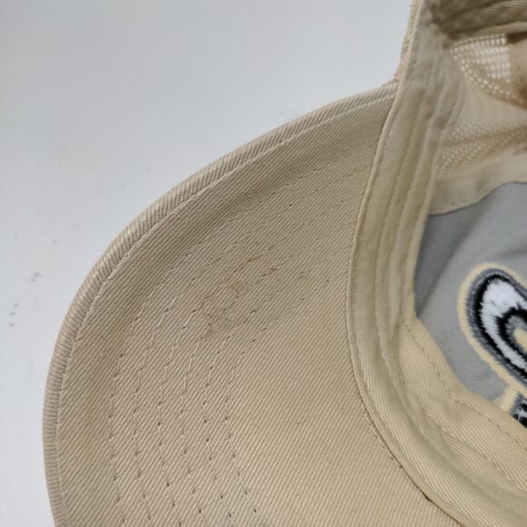 Top of the World Men's Snapback Mesh Back Purdue Boilermakers Hat Tan Gray - Picture 15 of 15